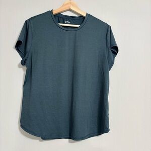 Quince Deep Aqua Blue Short Sleeve Classic T Shirt